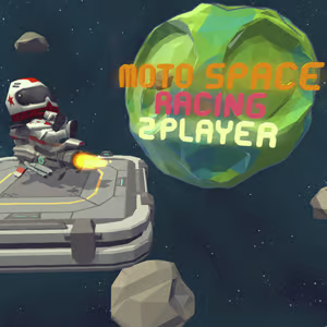Moto Space Racing 2 Player Sci-Fi